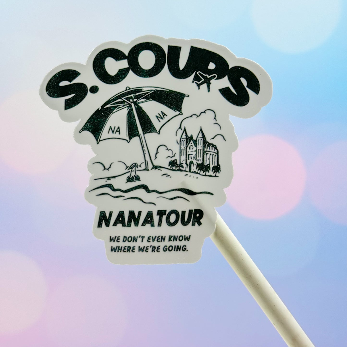 SCOUPS - NANA TOUR - VINYL STICKER