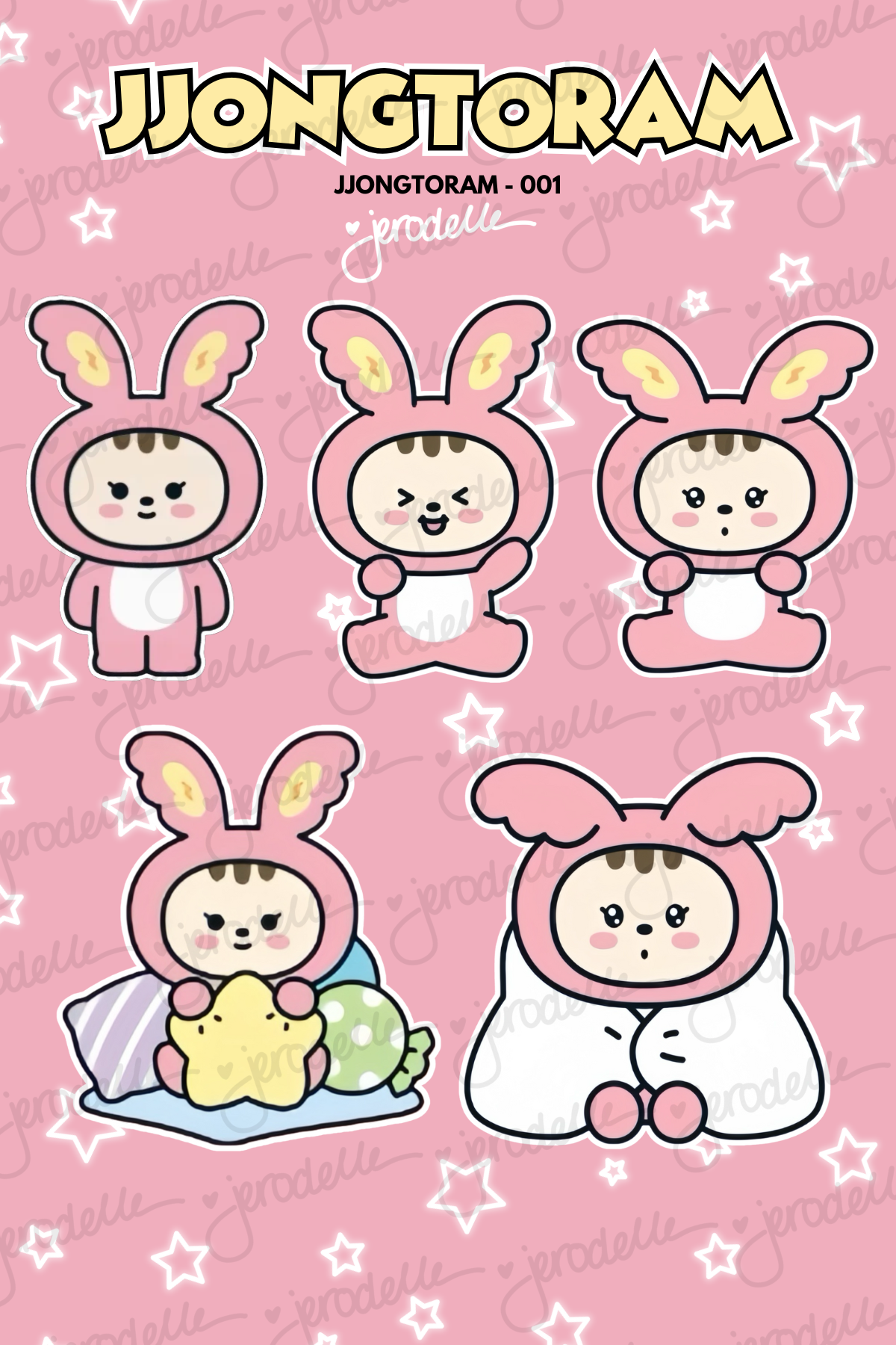 JJONGTORAM - 001 - DECO STICKER SHEET