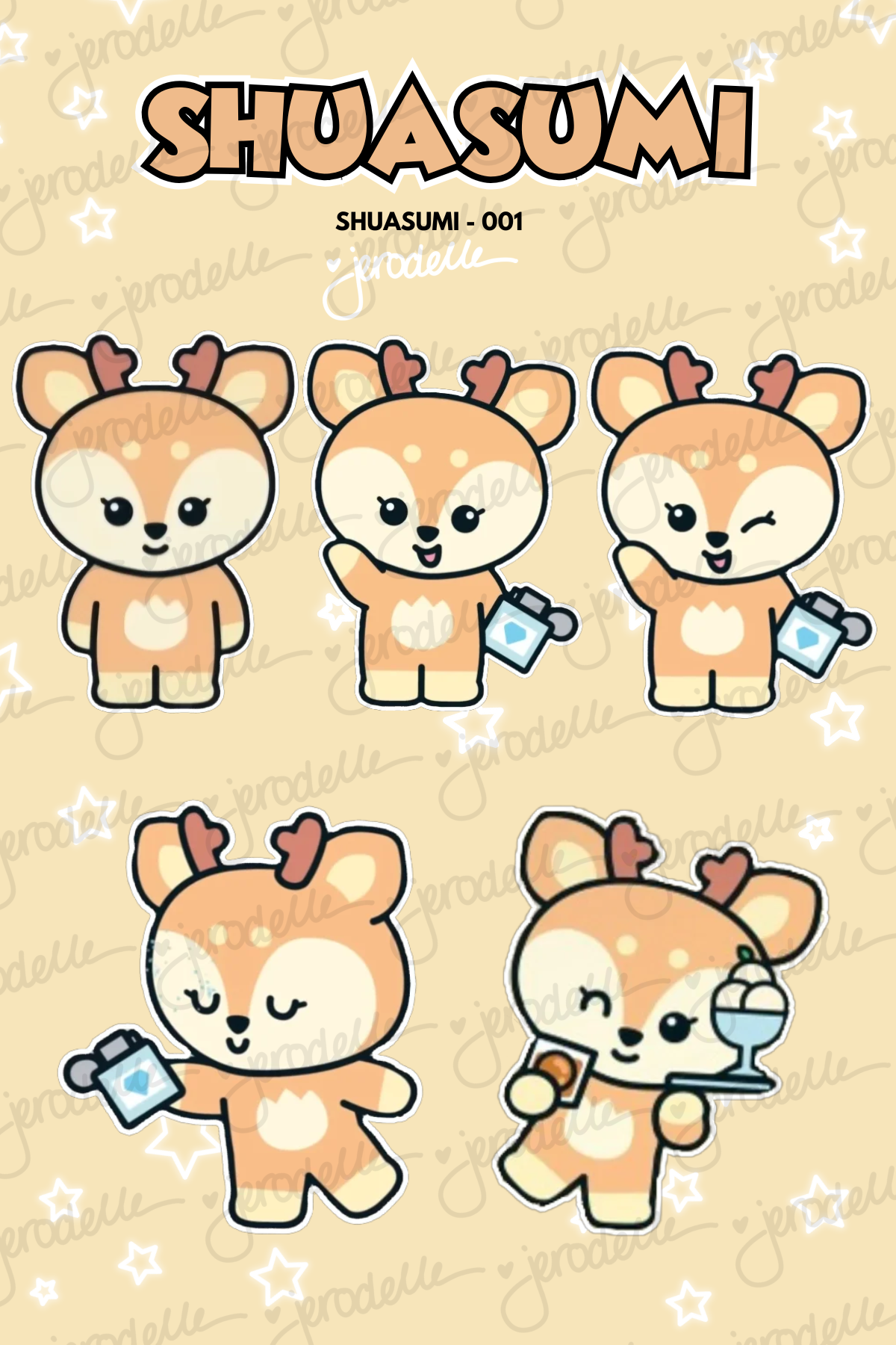 SHUASUMI - 001 - DECO STICKER SHEET