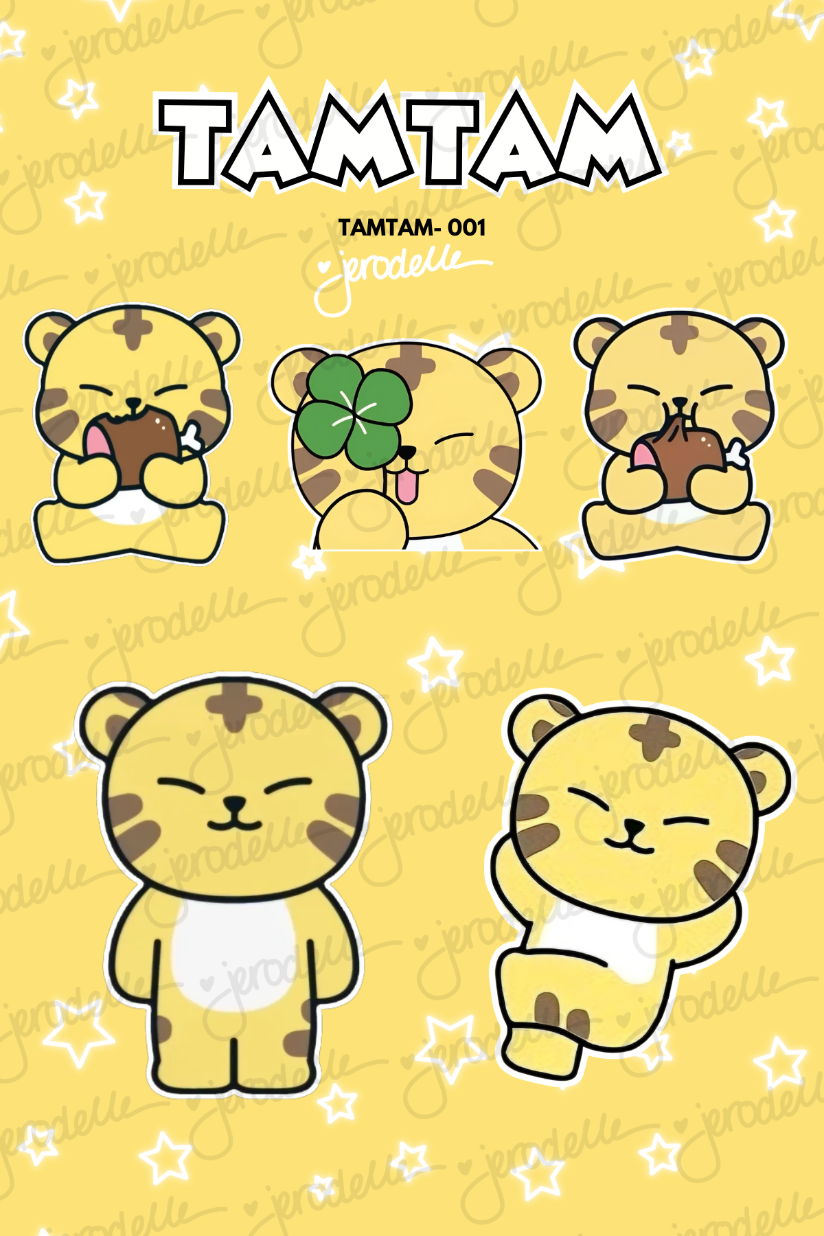 TAMTAM - 001 - DECO STICKER SHEET