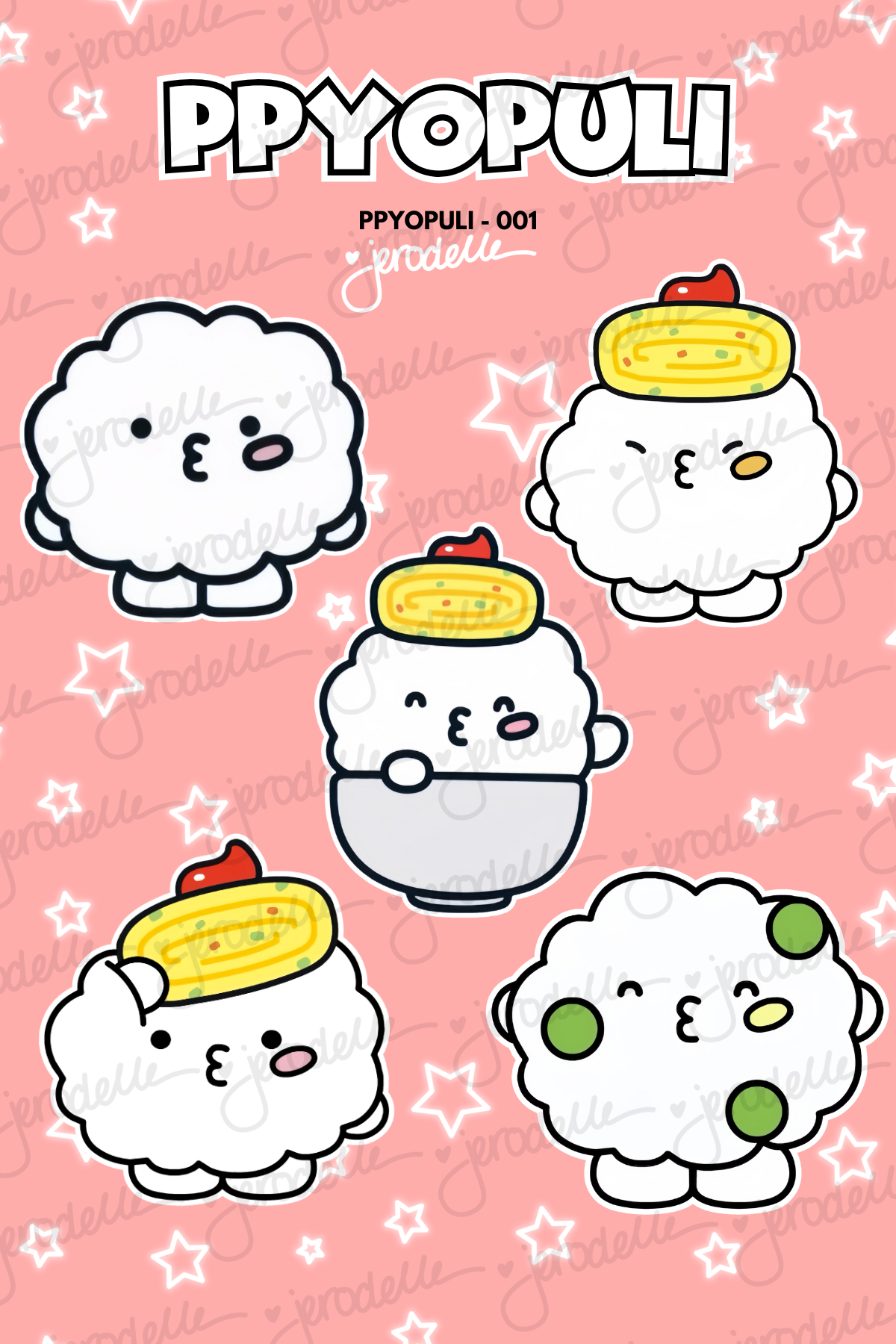 PPYOPULI - 001 - DECO STICKER SHEET