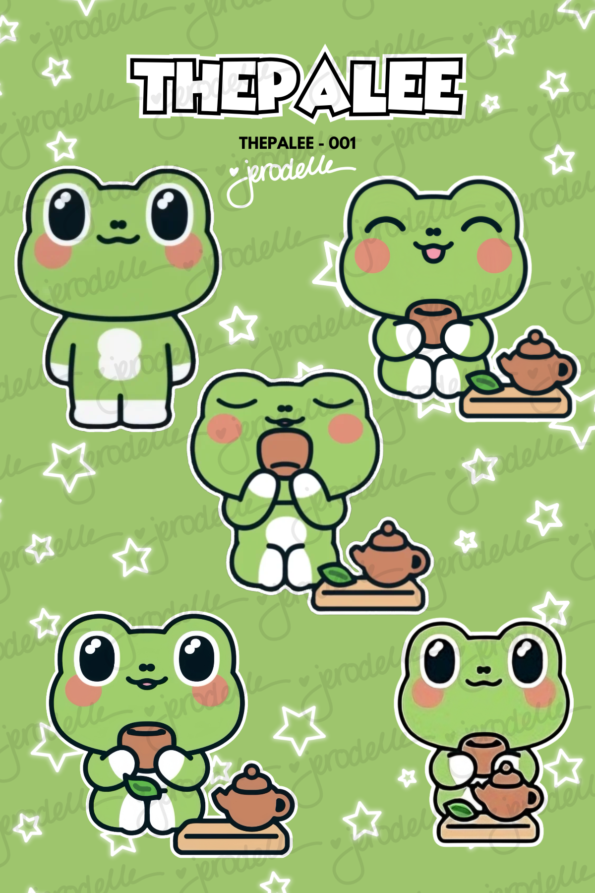 THEPALEE- 001 - DECO STICKER SHEET