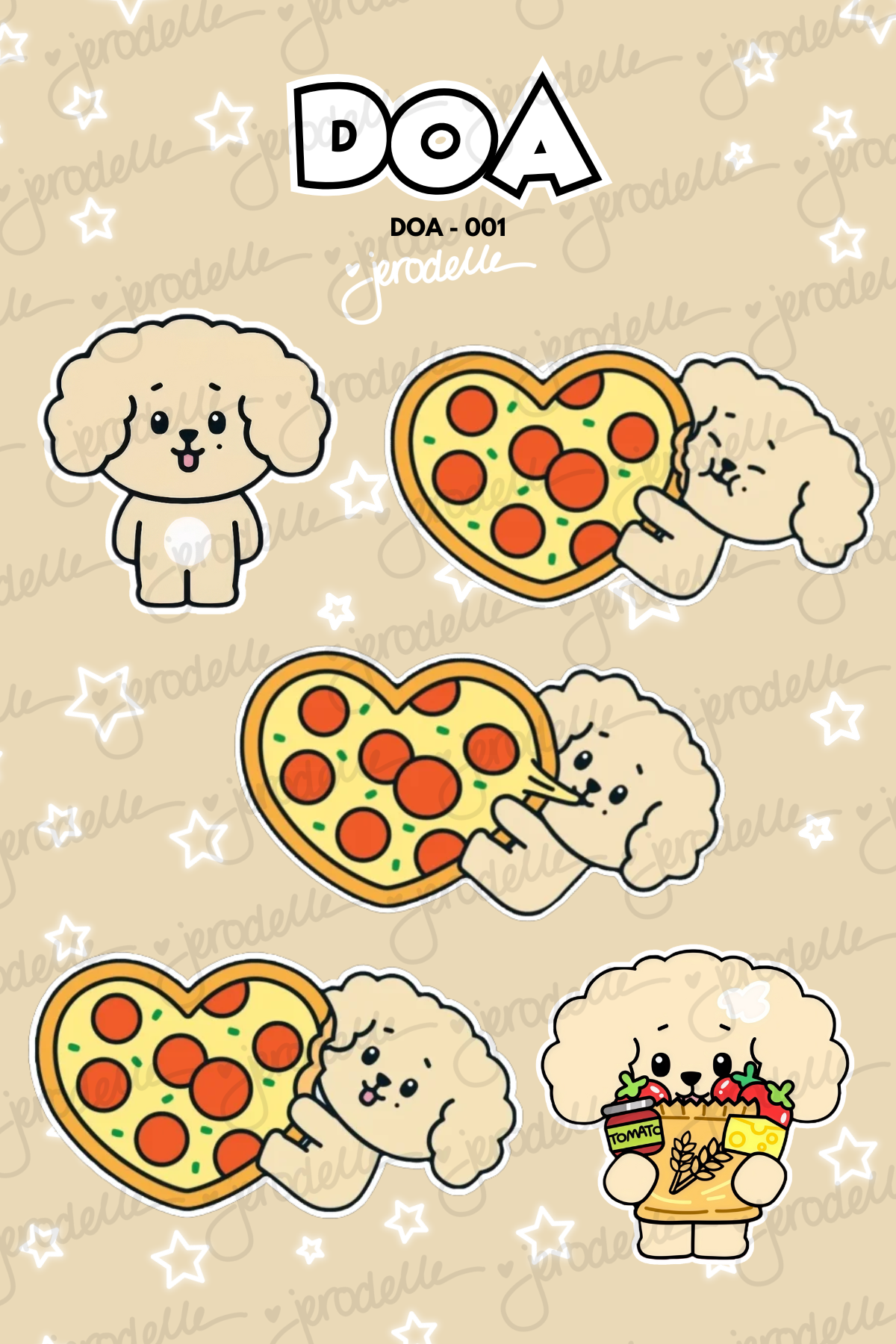 DOA - 001 - DECO STICKER SHEET
