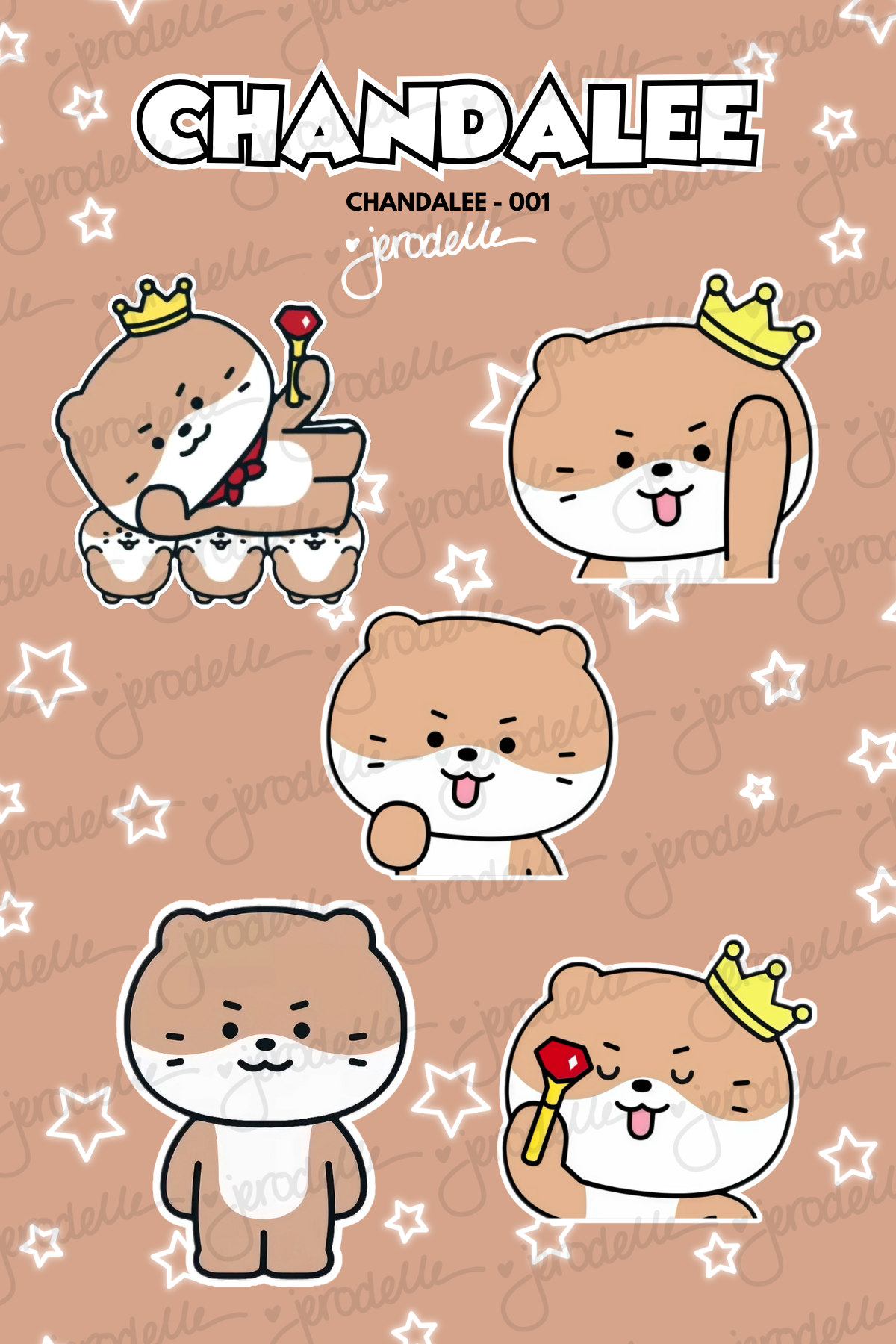 CHANDALEE - 001 - DECO STICKER SHEET