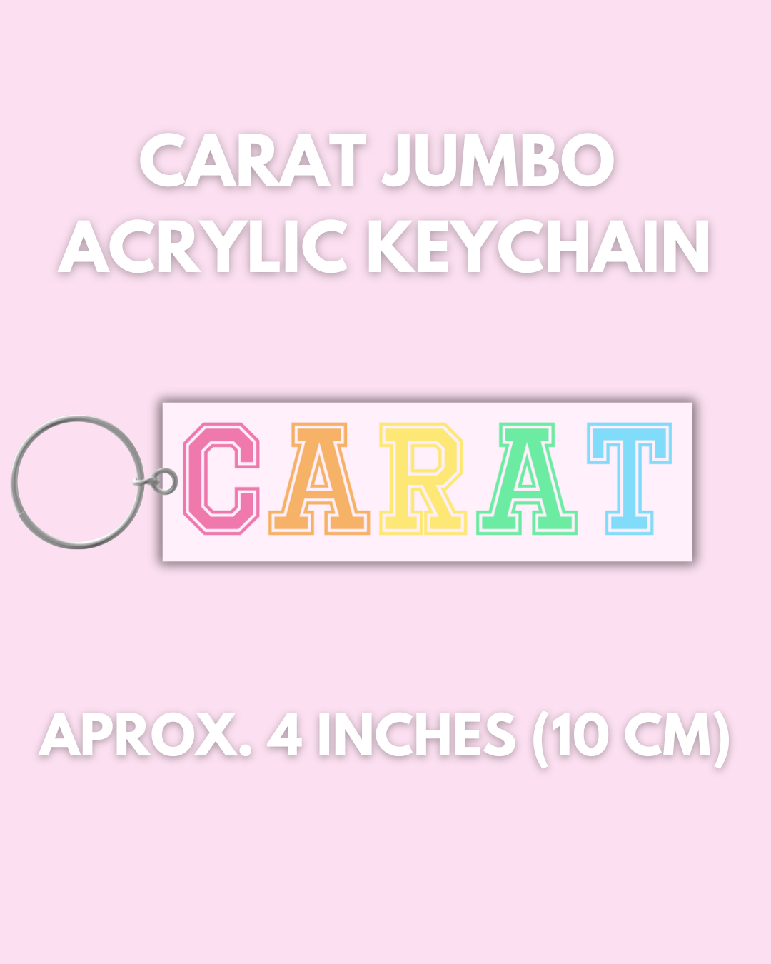 CARAT JUMBO ACRYLIC KEYCHAIN