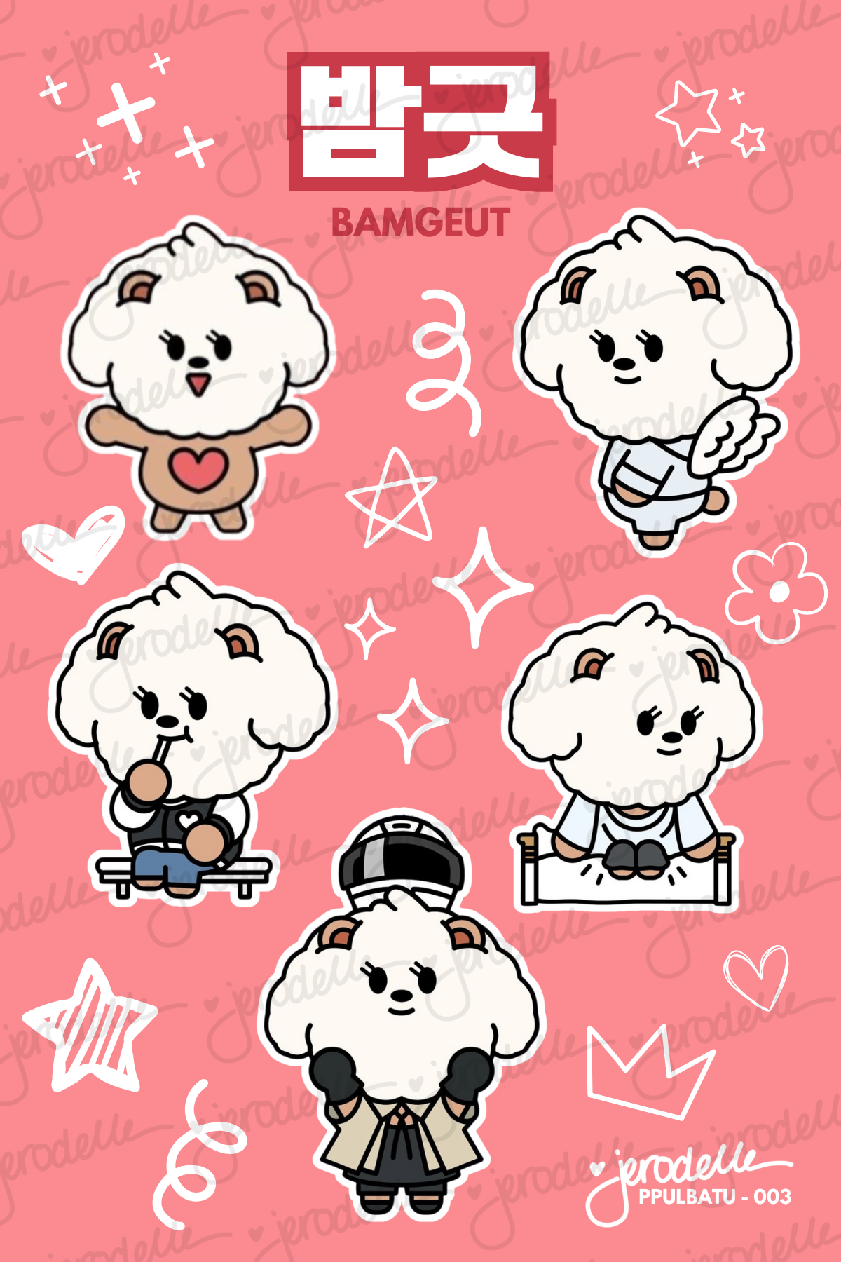 PPULBATU - 003 - DECO STICKER SHEET