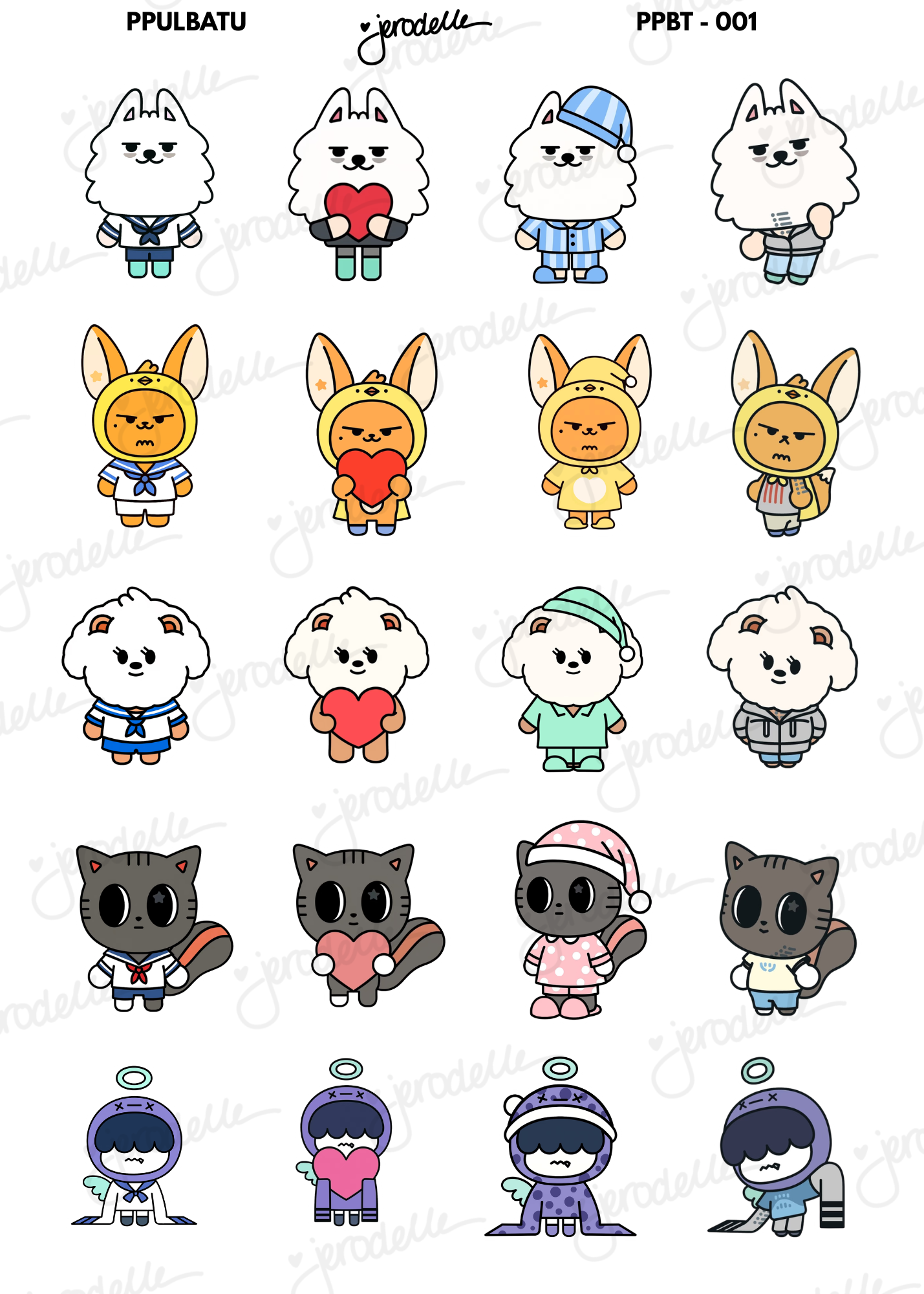 PPULBATU Sticker Sheet
