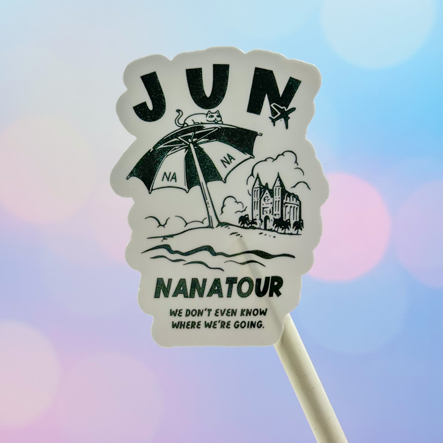 JUN - NANA TOUR - VINYL STICKER