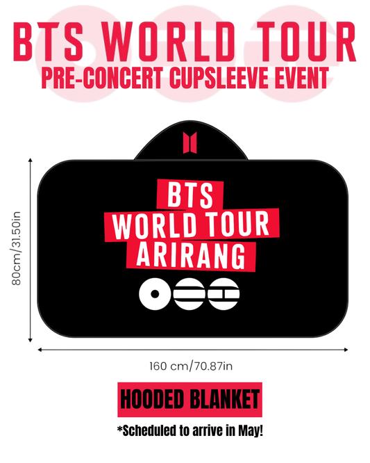 BTS WORLD TOUR HOODED/CAPE BLANKET