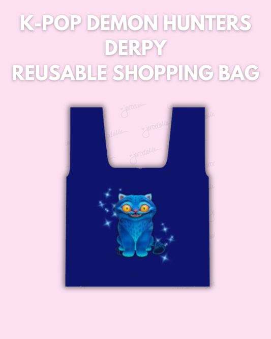 K-POP DEMON HUNTERS DERPY REUSABLE SHOPPING BAG