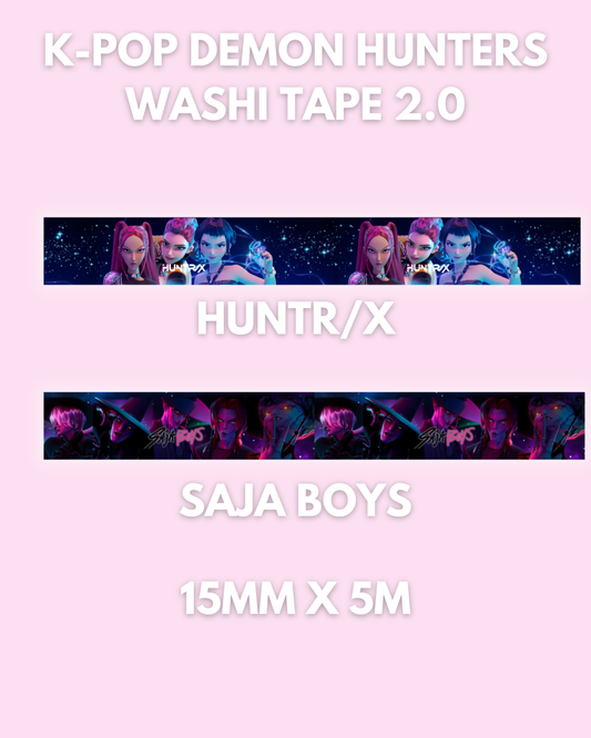 K-Pop Demon Hunters  Washi Tape 2.0