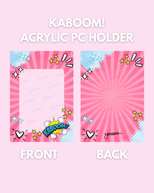 KABOOM ACRYLIC PC HOLDER