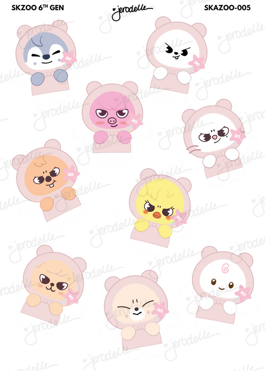 SKZOO 6TH Gen Sticker Sheet